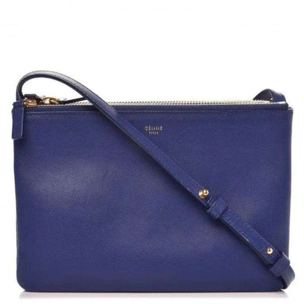 CELINE Indigo Trio Crossbody Bag